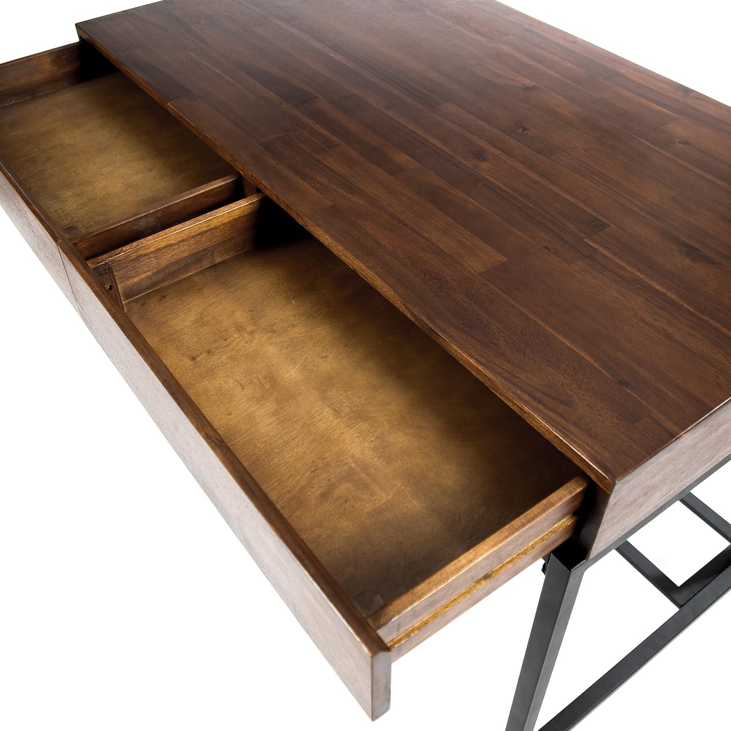 Fashionable Modern Wood Desk, Crafted to Exacting Standards Storage Desk, Durable Computer Office Desk for Home Office - Image 5