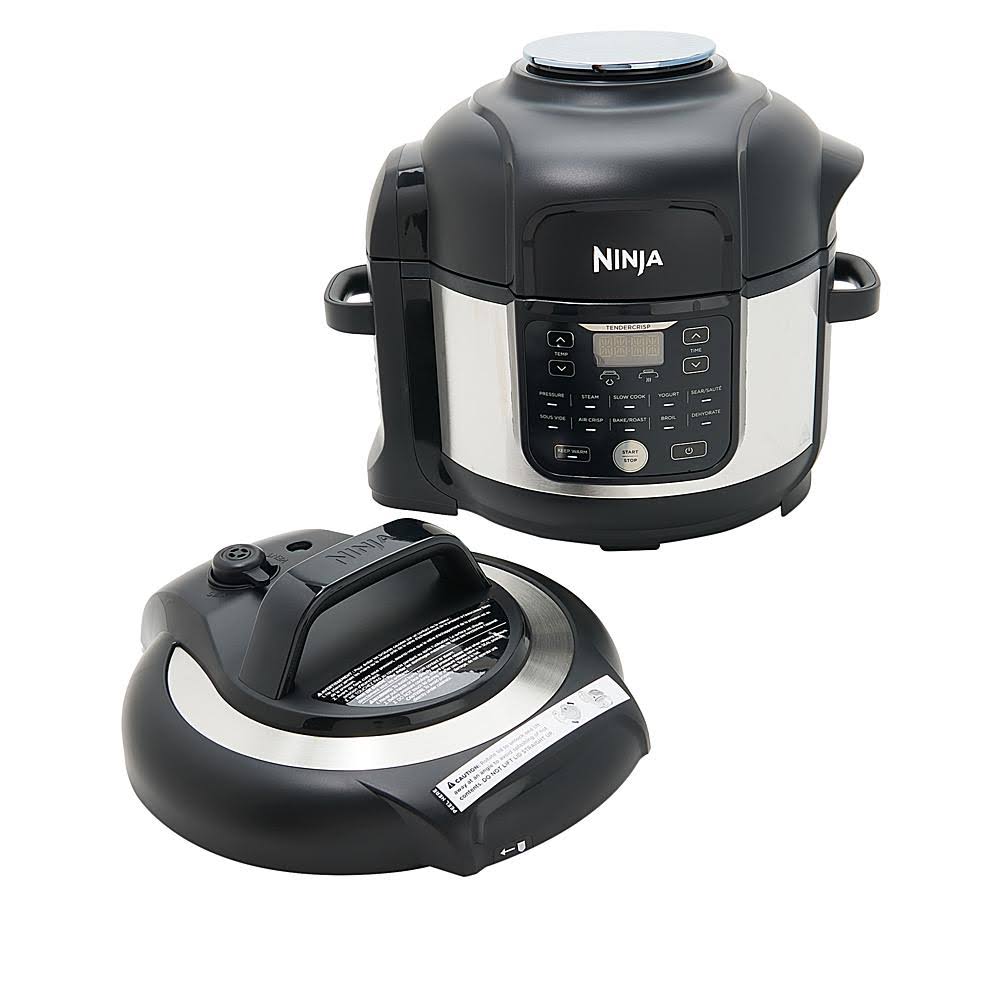 Ninja Foodi 6.5-qt Deluxe Pressure Cooker and Air Fry ,Stainless Steel