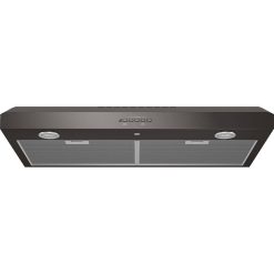 GE – 36 Convertible Range Hood – Black stainless steel