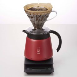 Alternative view of Hario V60 Thermal Insulation Stainless Server 600 Red VHS-60R
