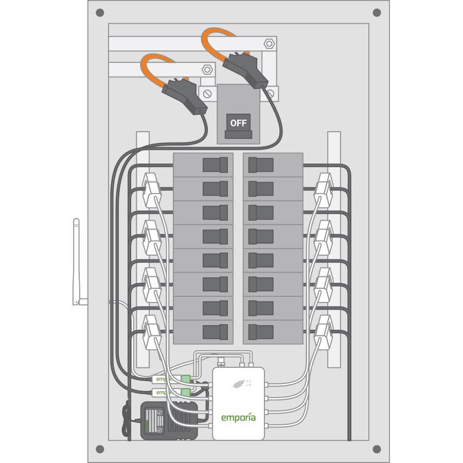 Emporia Gen 2 Vue Home Energy Monitor with 8 Sensors - Image 5