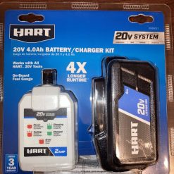 Hart 20V 4.0Ah Battery/Charger Kit