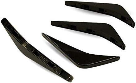 ACS Composite Rear Diffuser/Valance Fins ABS Plastic Injection for C7 Corvette Stingray Grand Sport and Z06 (Two (2) Per Tunnel (4 Total), Carbon Flash Metallic Black (Matches Rear Diffuser))