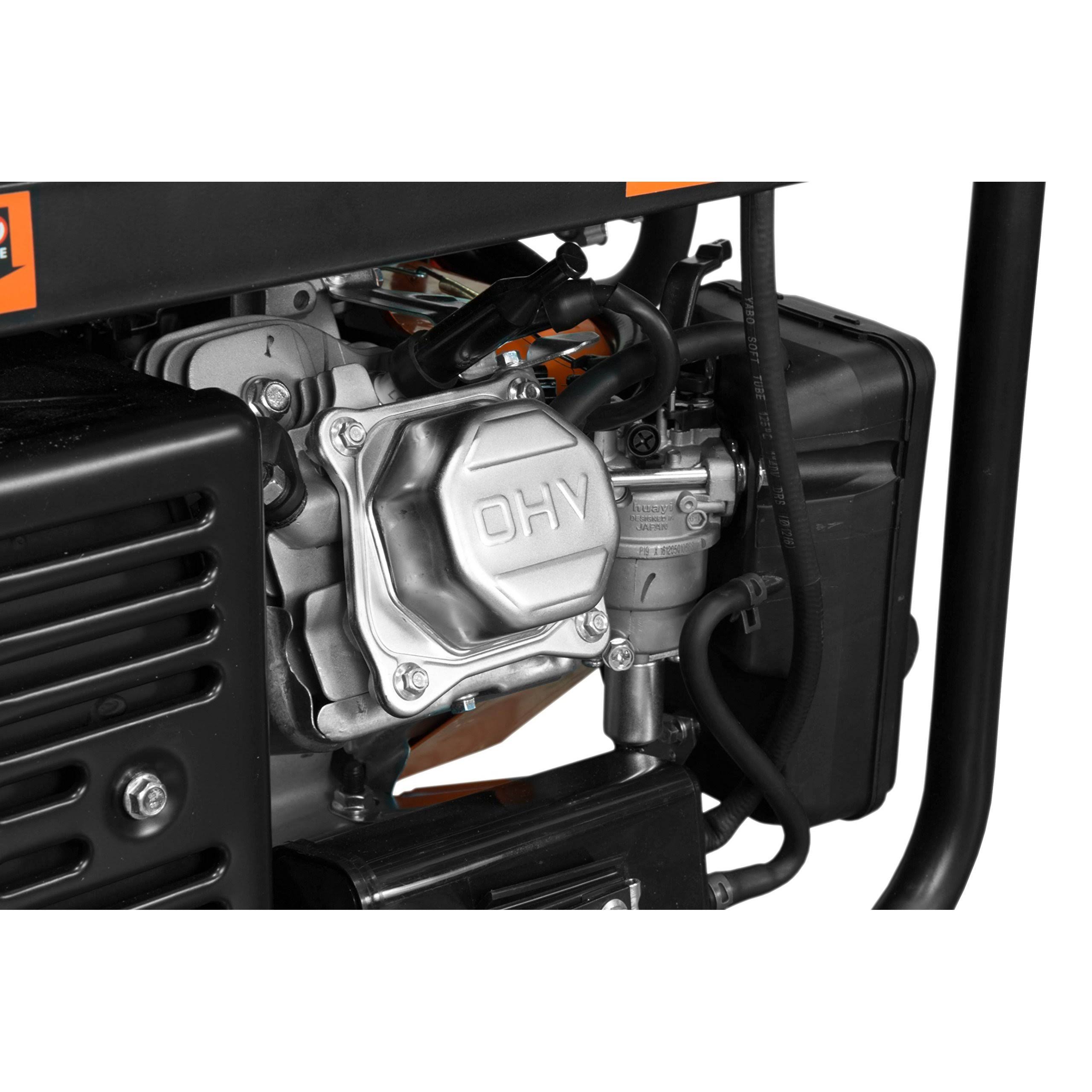 Wen DF475T 4750-Watt 120V/240V Dual Fuel Portable Generator with Wheel Kit and Electric Start – Carb Compliant - Image 6