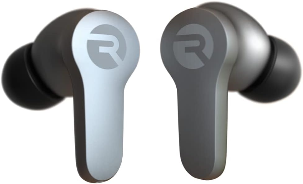 Raycon The Work Earbuds Bluetooth Wireless Earphones with Microphone- Stereo Sound in-Ear Bluetooth Headset True Wireless Earbuds with 32 Hours of Battery Life & Three Sound Profiles- (Jet Silver) - Image 2